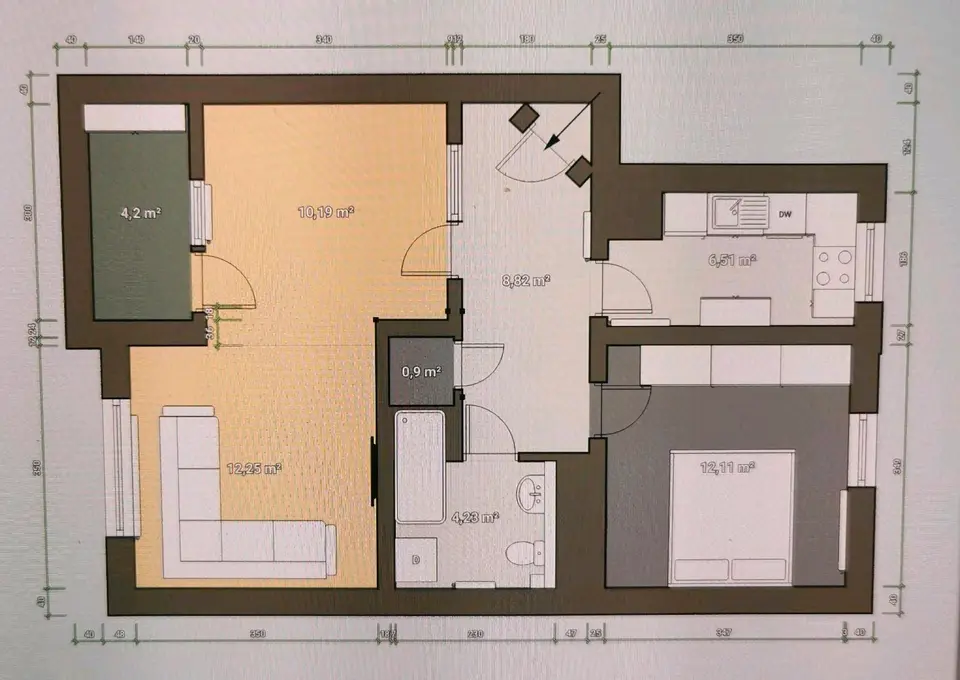 2 Zimmer Wohnung mit 56 m² in Bottrop – Bild 5