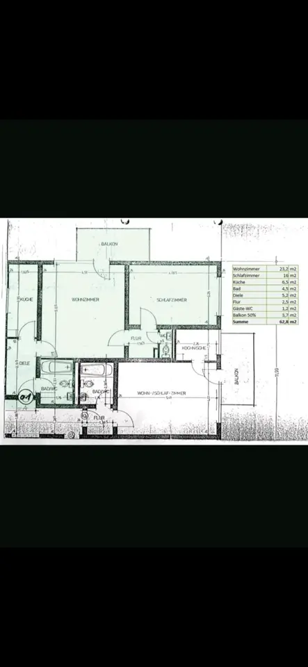 2 Zimmer Wohnung mit 63 m² in Hanau – Bild 8