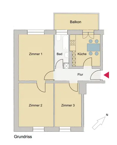 3 Zimmer Wohnung mit 73 m² in Bielefeld – Bild 12