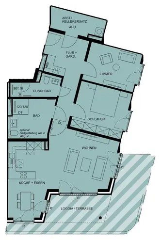 3 Zimmer Wohnung mit 118 m² in Lübeck – Bild 2