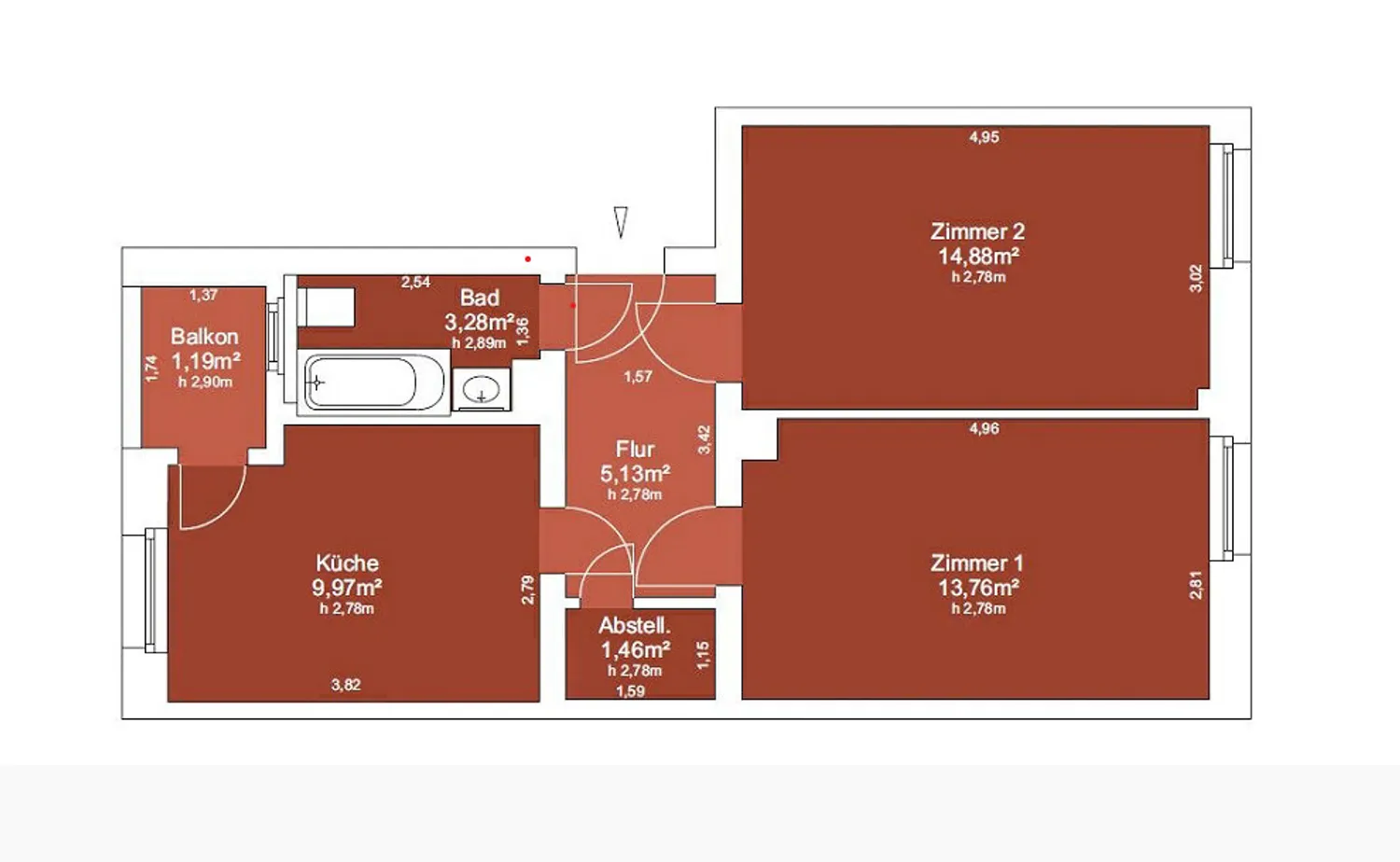 2 Zimmer Wohnung mit 49 m² in Dresden – Bild 6