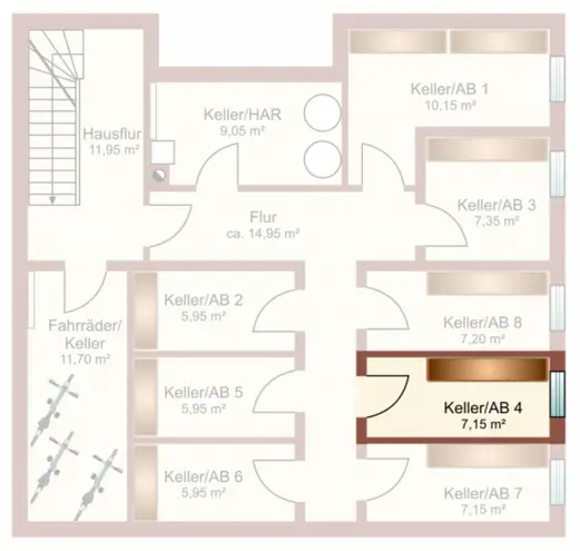 3 Zimmer Wohnung mit 69 m² in Hamburg – Bild 4