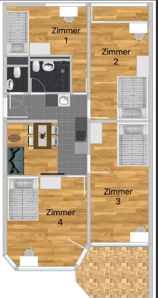 Studio mit 10 m² in München – Bild 5