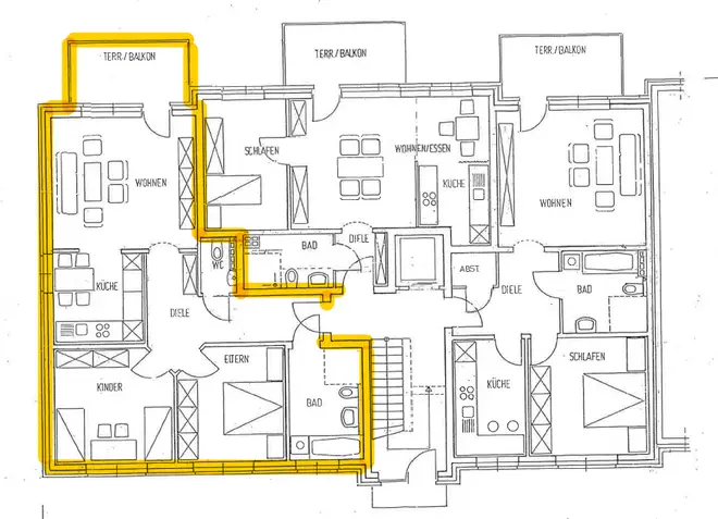 3 Zimmer Wohnung mit 82 m² in Duisburg – Bild 3