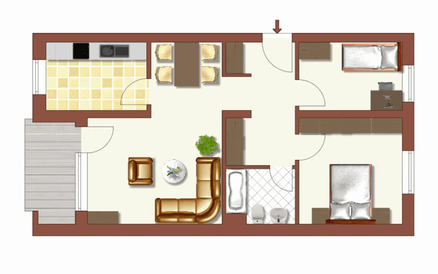 3 Zimmer Wohnung mit 70 m² in Osnabrück – Bild 2