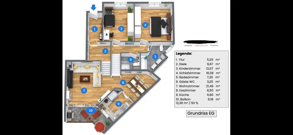 4 Zimmer Wohnung mit 116 m² in Rosenheim – Bild 10