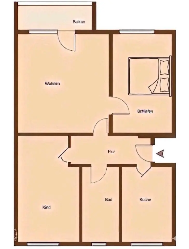 3 Zimmer Wohnung mit 62 m² in Cottbus – Bild 7
