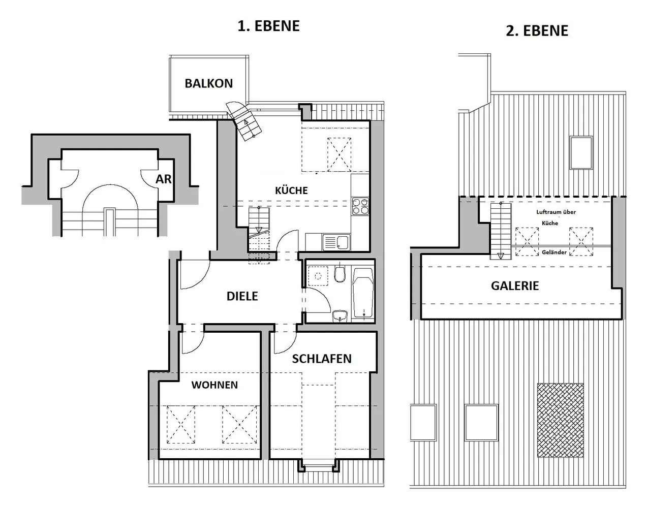 3 Zimmer Wohnung mit 58 m² in Leipzig – Bild 2
