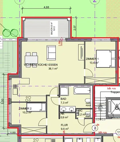 3 Zimmer Wohnung mit 84 m² in Bonn – Bild 8