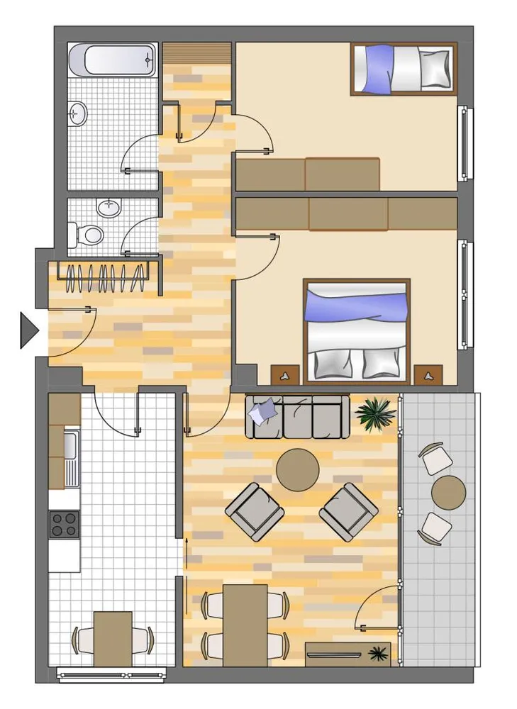 3 Zimmer Wohnung mit 82 m² in Koblenz – Bild 2