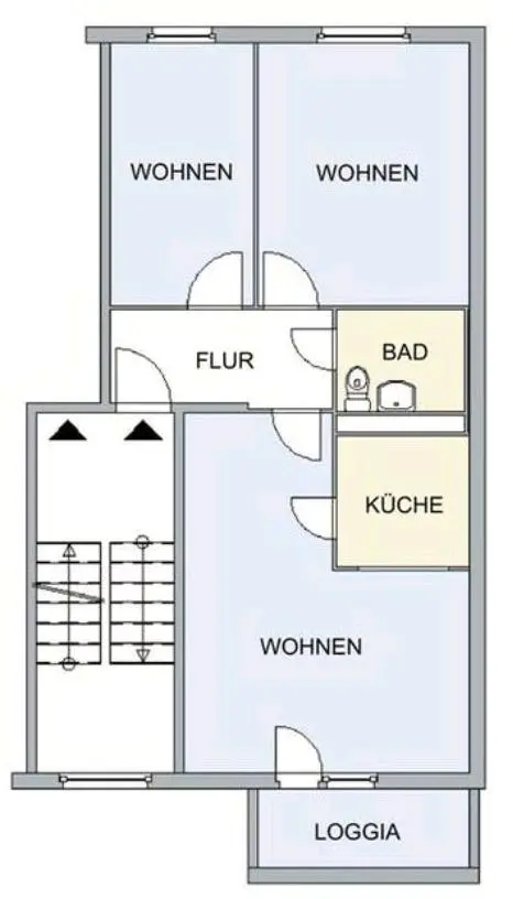 3 Zimmer Wohnung mit 62 m² in Neubrandenburg – Bild 9