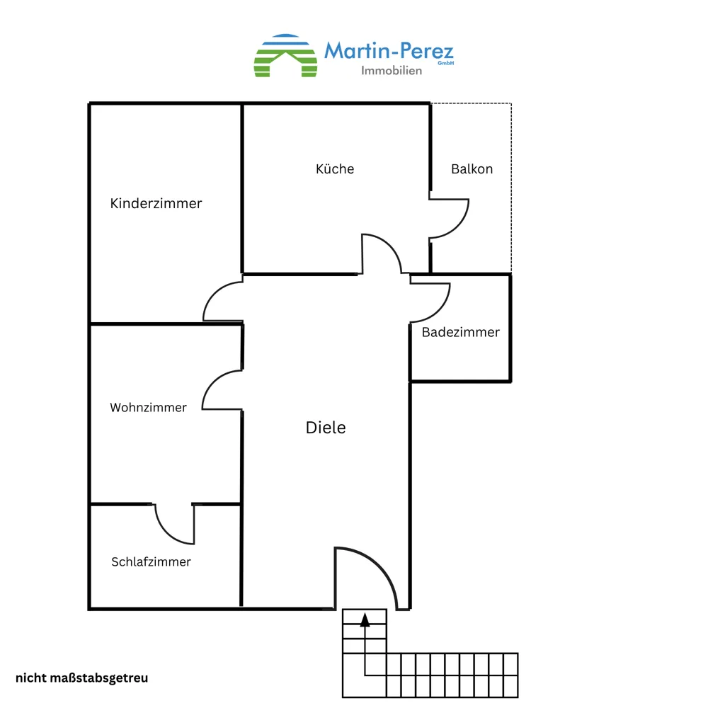 3 Zimmer Wohnung mit 54 m² in Hagen – Bild 12