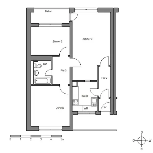 3 Zimmer Wohnung mit 71 m² in Bielefeld – Bild 4