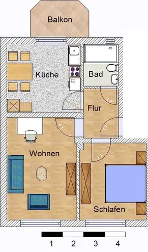 2 Zimmer Wohnung mit 49 m² in Hannover – Bild 4