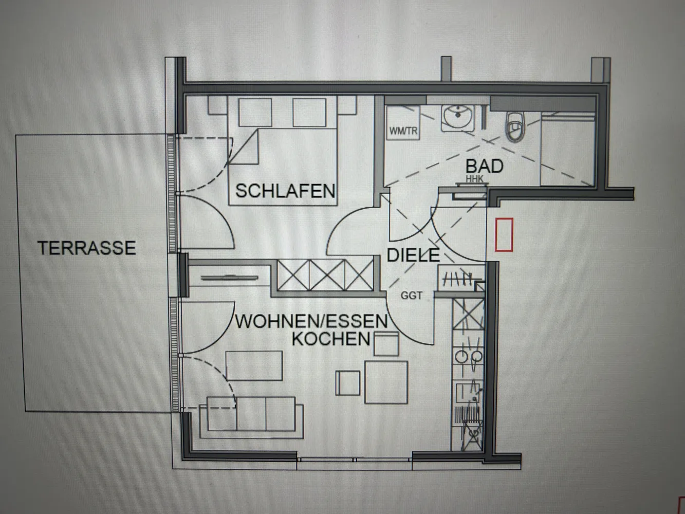 2 Zimmer Wohnung mit 48 m² in Kempten (Allgäu) – Bild 2