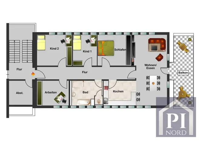 5 Zimmer Wohnung mit 138 m² in Kiel – Bild 11