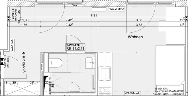 1 Zimmer Wohnung mit 28 m² in Hannover – Bild 12