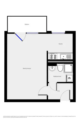 1 Zimmer Wohnung mit 36 m² in Leipzig – Bild 8