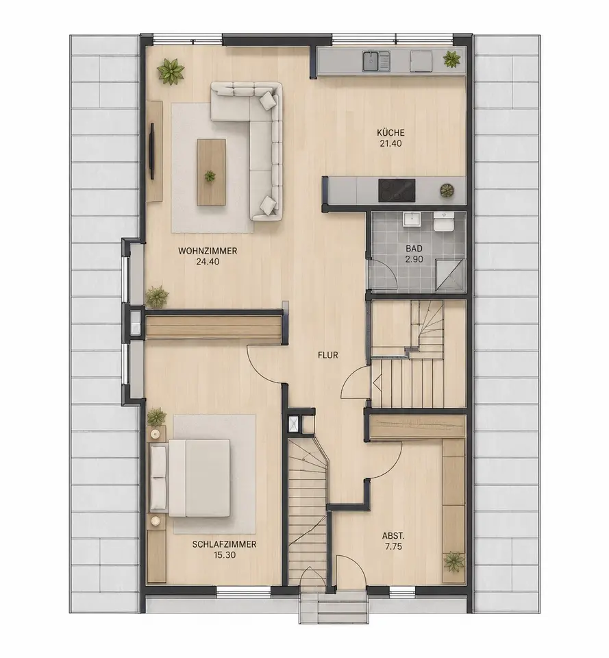 3 Zimmer Wohnung mit 60 m² in Waldshut-Tiengen – Bild 10