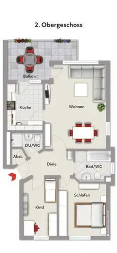 3 Zimmer Wohnung mit 84 m² in Solingen – Bild 2