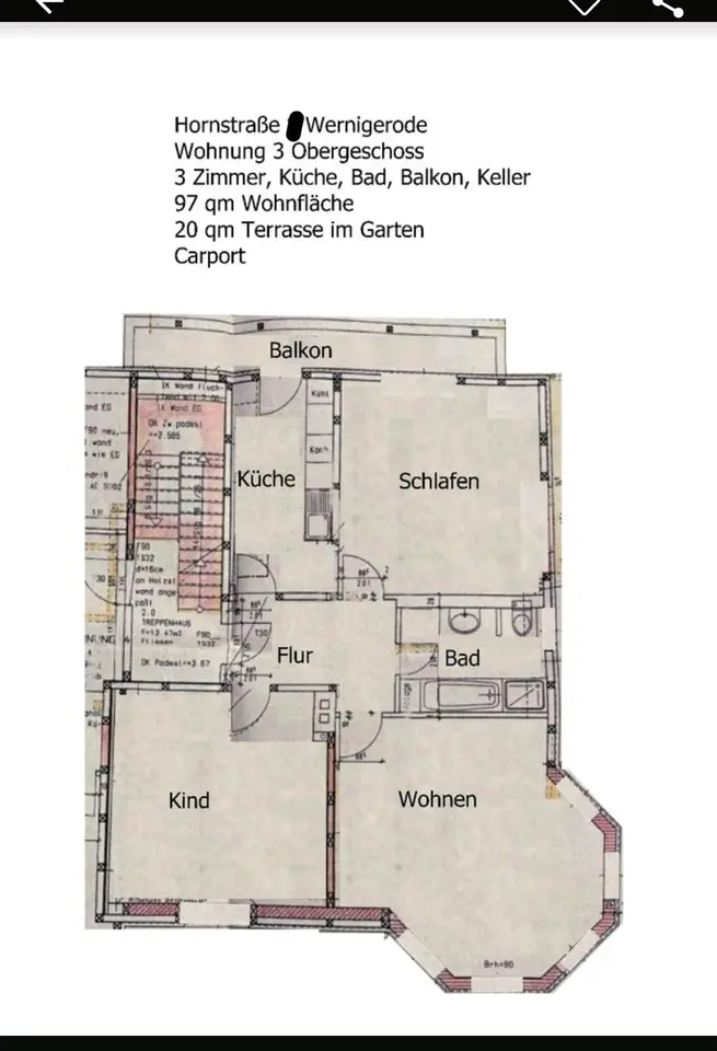 3 Zimmer Wohnung mit 91 m² in Wernigerode – Bild 10