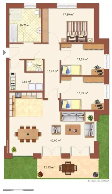 4 Zimmer Wohnung mit 127 m² in Cuxhaven – Bild 4