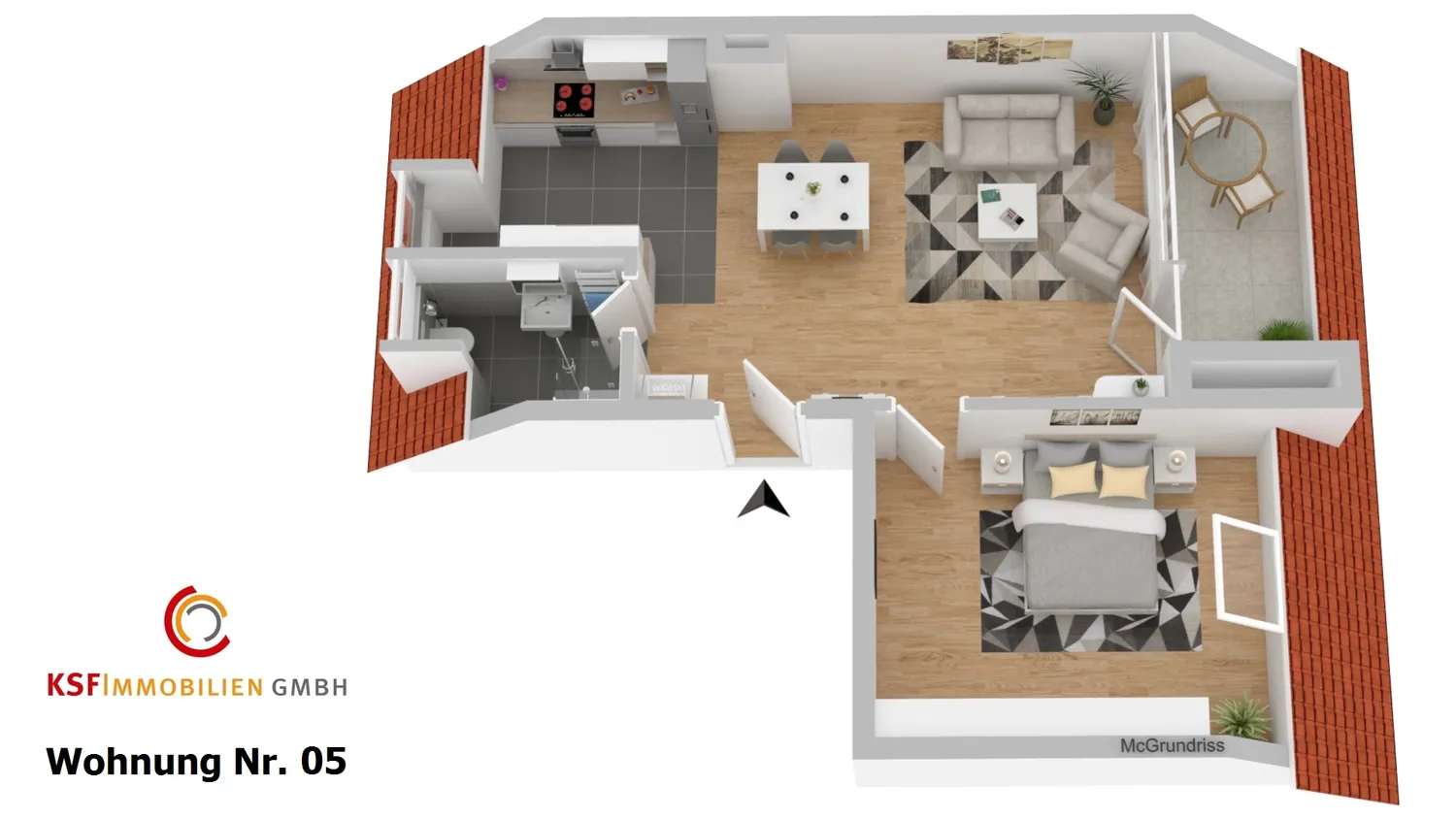 2 Zimmer Wohnung mit 64 m² in Aschaffenburg – Bild 9