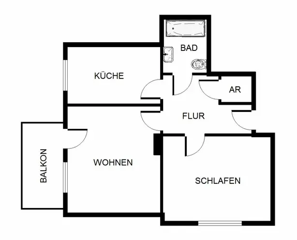 2 Zimmer Wohnung mit 60 m² in Gelsenkirchen – Bild 7