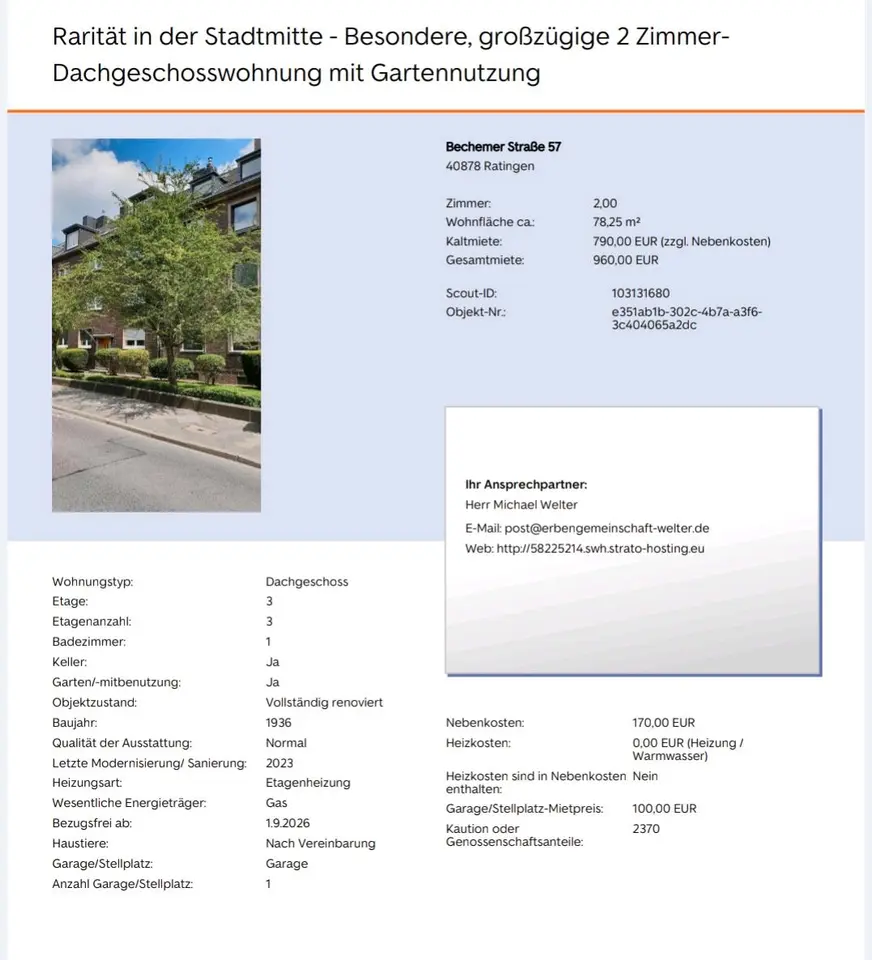 3 Zimmer Wohnung mit 75 m² in Velbert – Bild 6