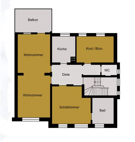 4 Zimmer Wohnung mit 120 m² in Münster – Bild 3