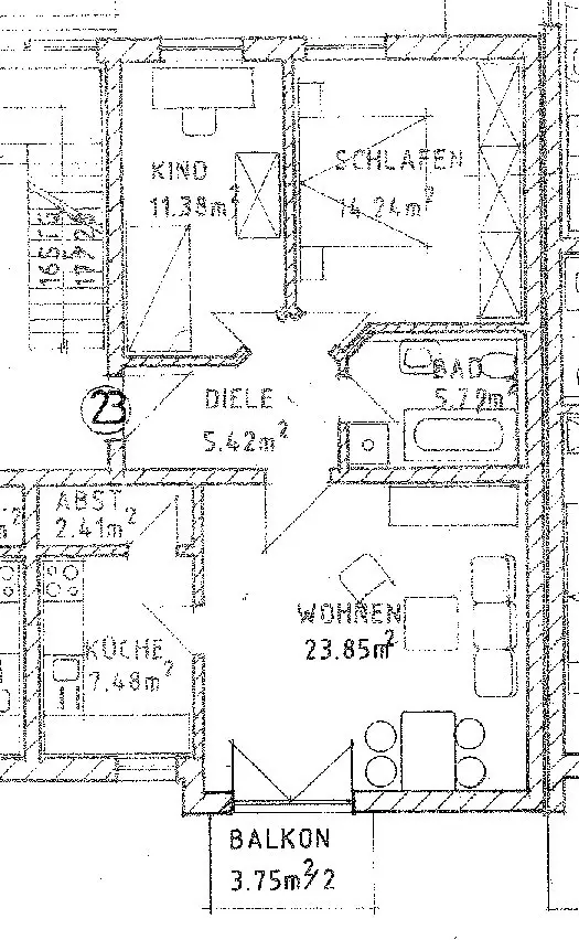 3 Zimmer Wohnung mit 73 m² in Weimar – Bild 5