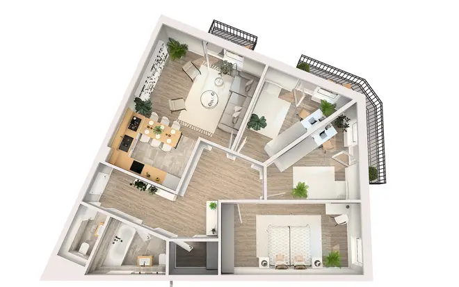 4 Zimmer Wohnung mit 107 m² in Dresden – Bild 2