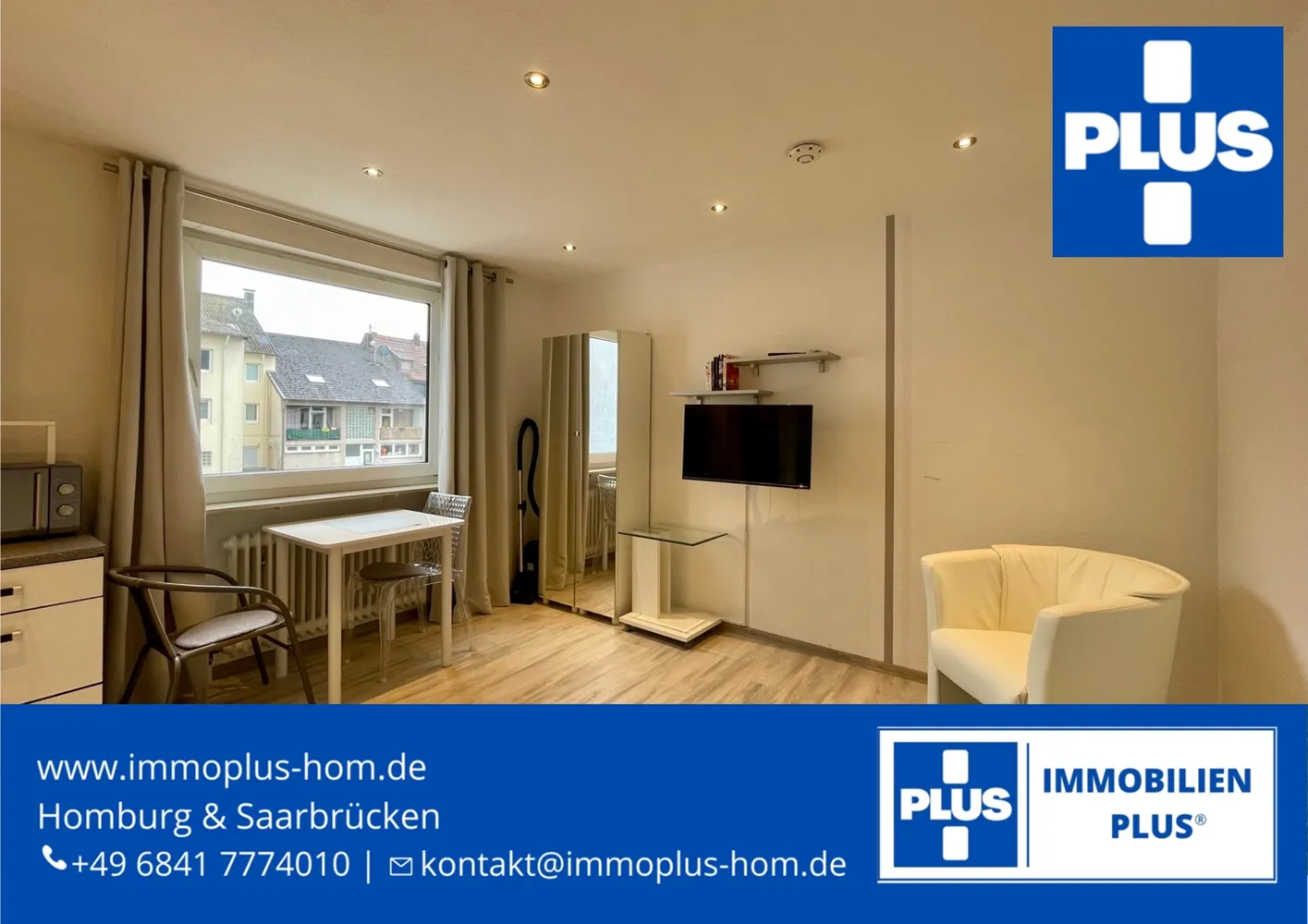 1 Zimmer Wohnung mit 25 m² in Homburg – Bild 1