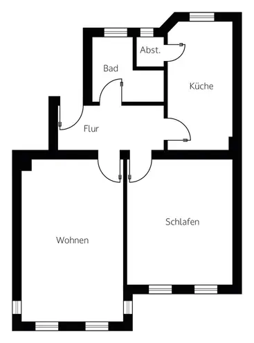 2 Zimmer Wohnung mit 59 m² in Halle (Saale) – Bild 10