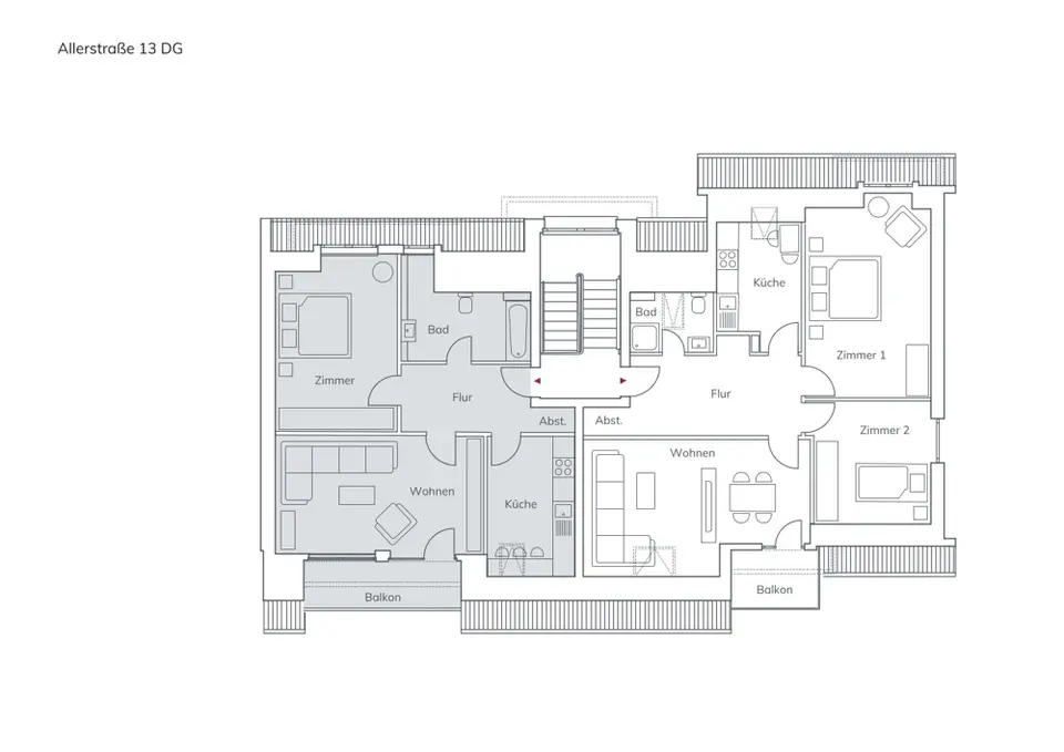 2 Zimmer Wohnung mit 60 m² in Achim – Bild 9
