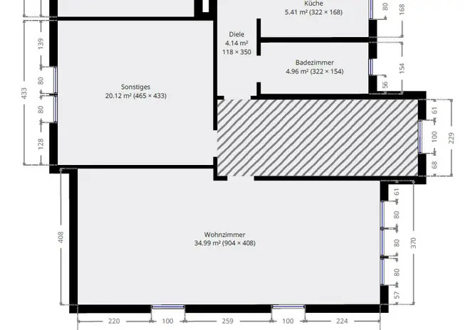 2 Zimmer Wohnung mit 50 m² in Essen – Bild 2