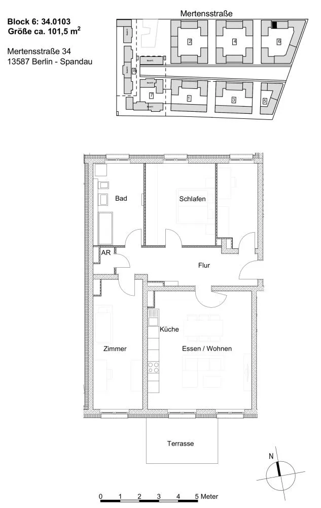 4 Zimmer Wohnung mit 102 m² in Berlin – Bild 5