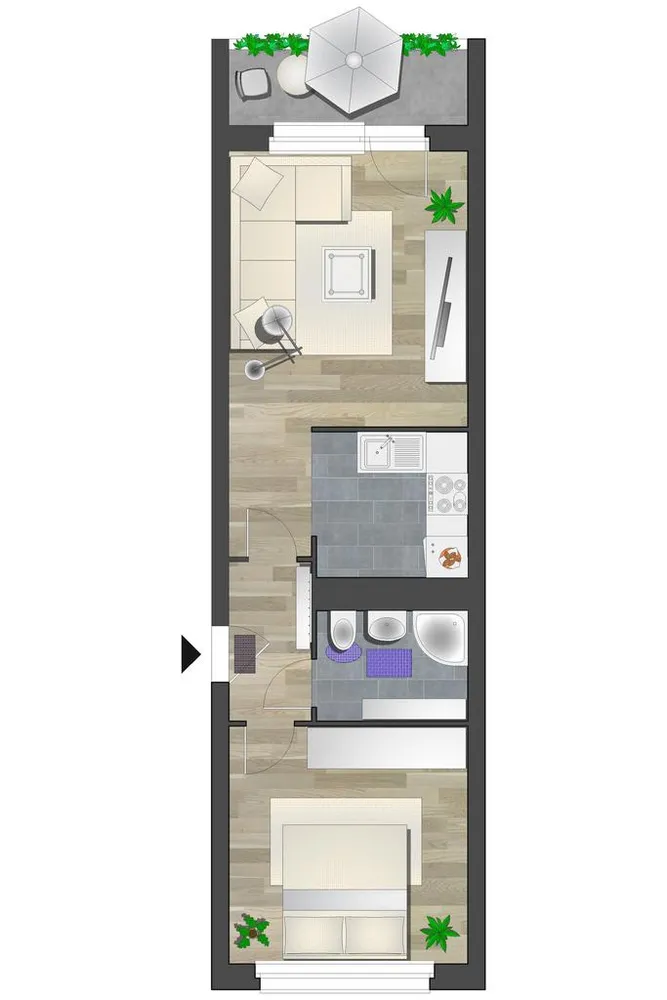 2 Zimmer Wohnung mit 40 m² in Chemnitz – Bild 6