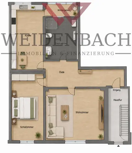 2 Zimmer Wohnung mit 74 m² in Herne – Bild 12