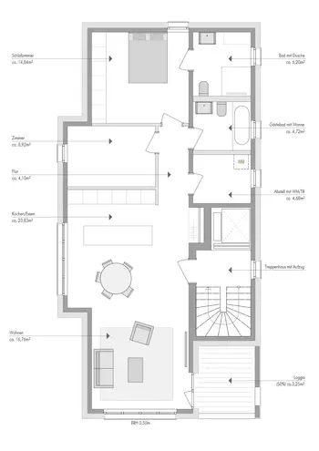 3 Zimmer Wohnung mit 87 m² in Bielefeld – Bild 5