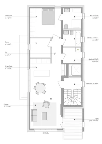 3 Zimmer Wohnung mit 87 m² in Bielefeld – Bild 7