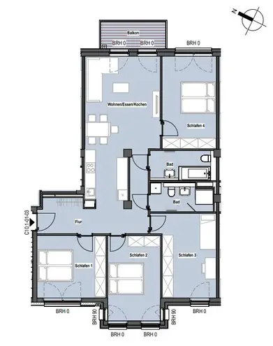 7 Zimmer Wohnung mit 119 m² in Dresden – Bild 3