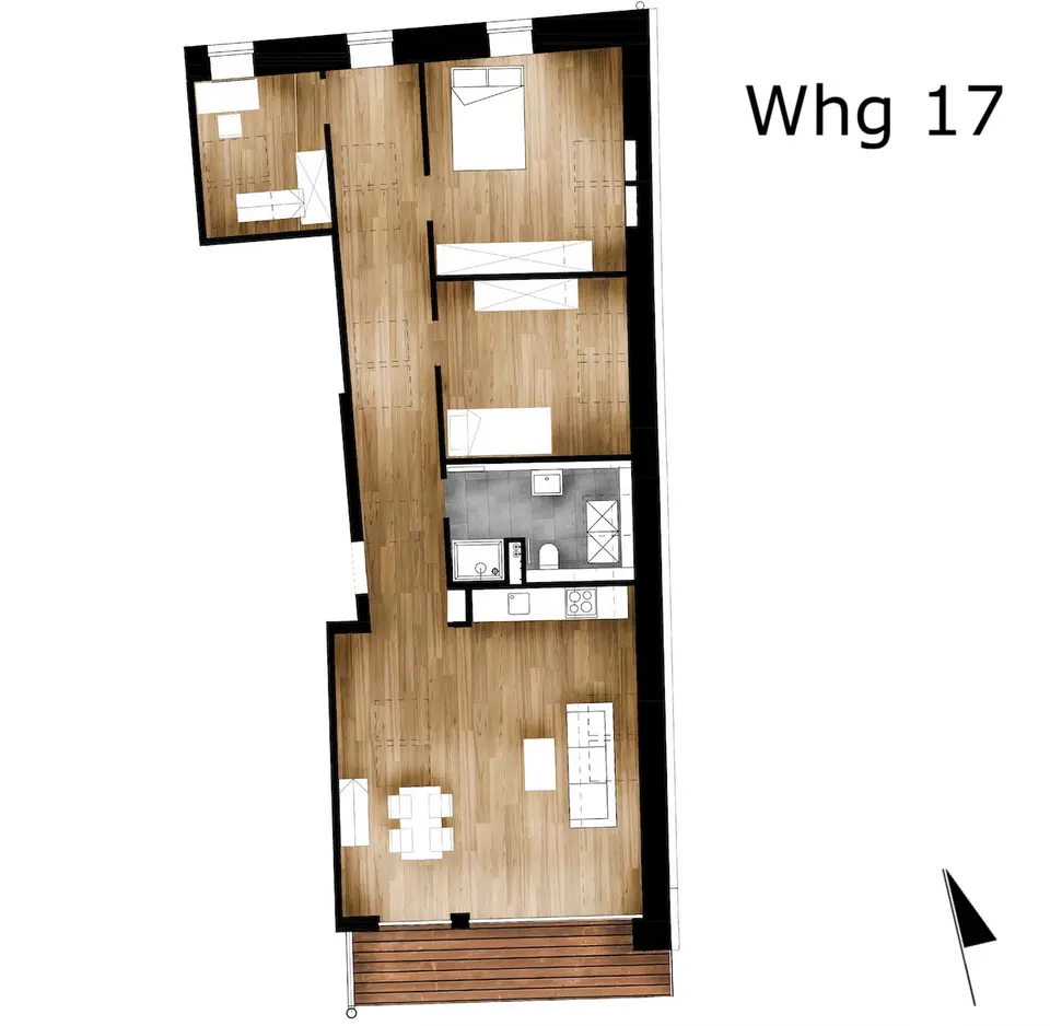 5 Zimmer Wohnung mit 105 m² in Kleve – Bild 5