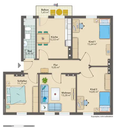 4 Zimmer Wohnung mit 81 m² in Bremen – Bild 10