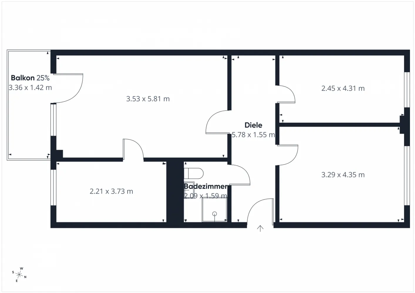3 Zimmer Wohnung mit 69 m² in Leipzig – Bild 2