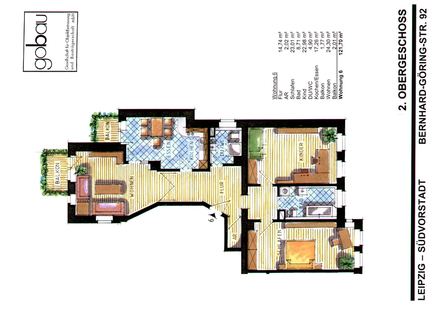 3 Zimmer Wohnung mit 122 m² in Leipzig – Bild 7