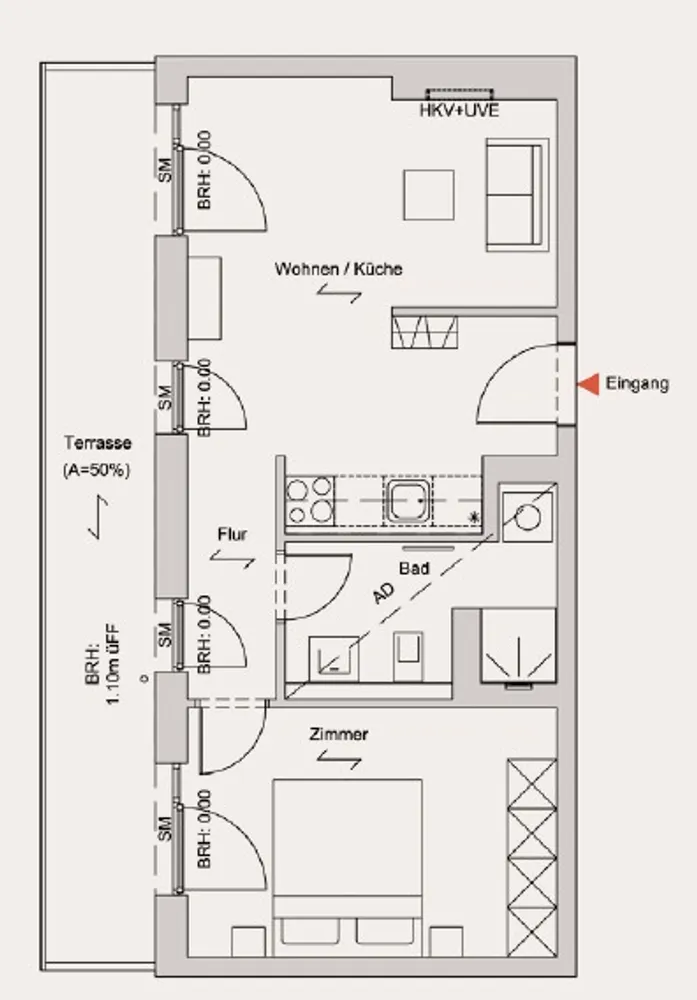 2 Zimmer Wohnung mit 52 m² in Leipzig – Bild 8