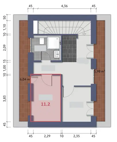 1 Zimmer Wohnung mit 33 m² in Freiburg im Breisgau – Bild 4