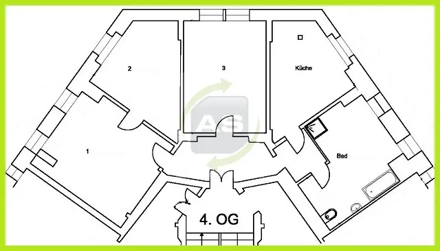 3 Zimmer Wohnung mit 107 m² in Zwickau – Bild 4