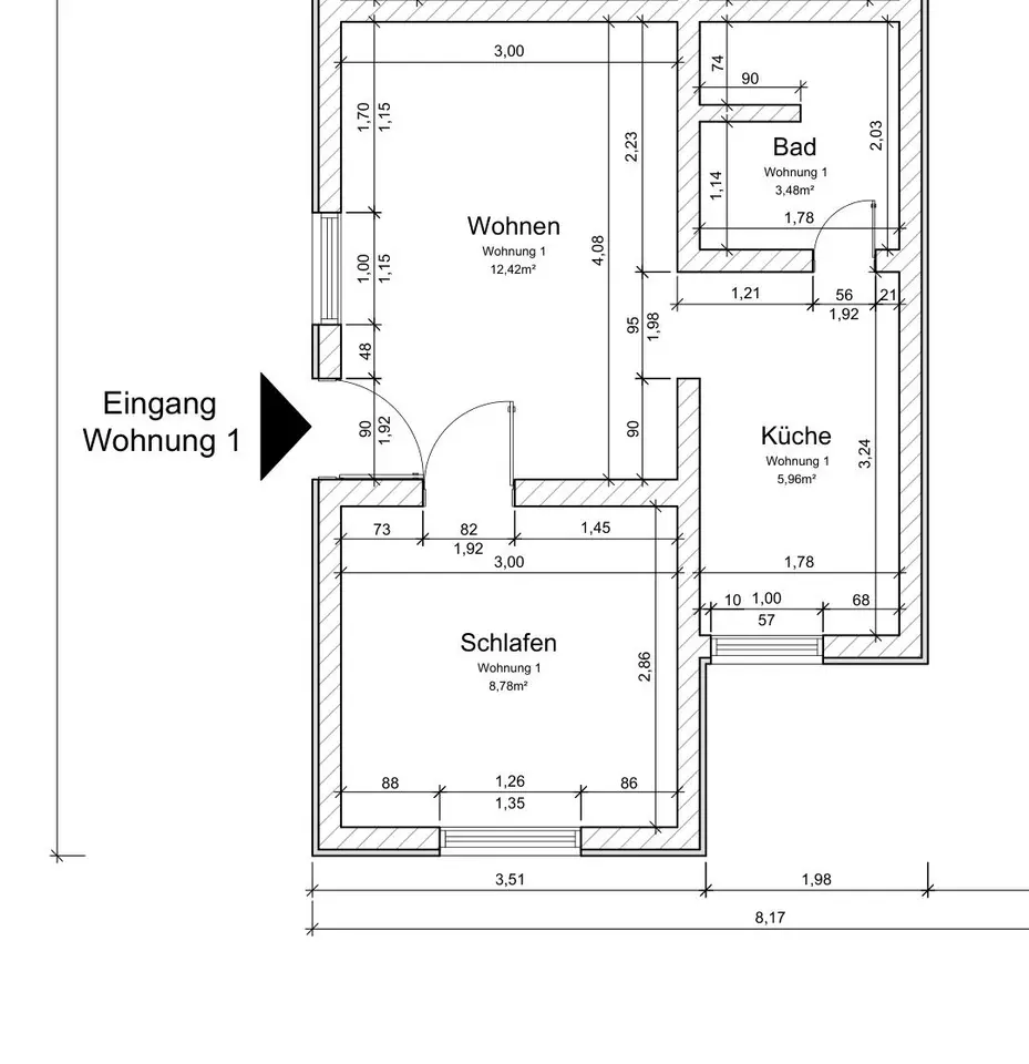 2 Zimmer Wohnung mit 31 m² in Uelzen – Bild 6